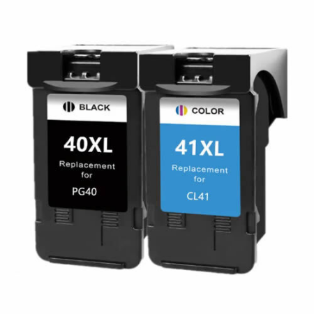 Compatible Canon PG-40 / CL-41 Black Colour Ink Cartridge Multipack