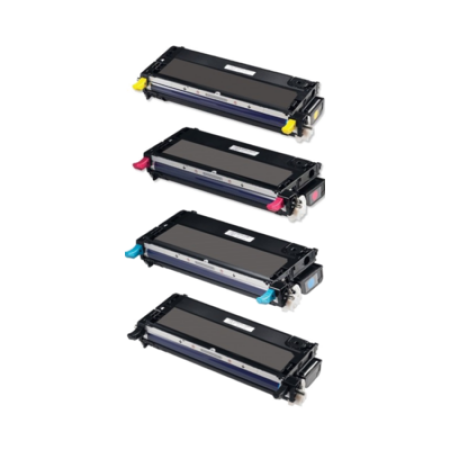 Compatible Dell 593-10170/71/72/73 High Capacity Toner Cartridge Multipack - 4 Toners