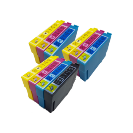 Compatible Epson 18XL Ink Cartridge Colour Mixed Multipack [10 Pack] BK/C/M/Y