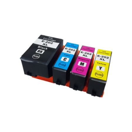 Compatible Epson 202XL Multipack Ink Cartridges BK/C/M/Y ( No Photo Black )