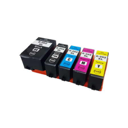 Compatible Epson 202XL Multipack Ink Cartridges BK/C/M/Y/PB