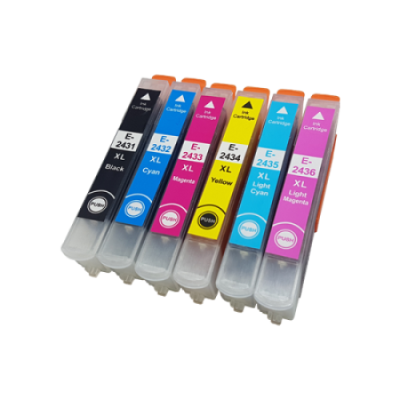 Compatible Epson 24XL T2428 (T2421-T2426) Ink Cartridge Multipack BK/C/M/Y/LC/LM