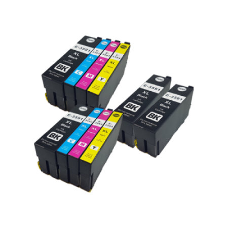 Compatible Epson 35XL High Capacity 4 Ink Cartridge Multipack - Padlock  (Cartridge People)