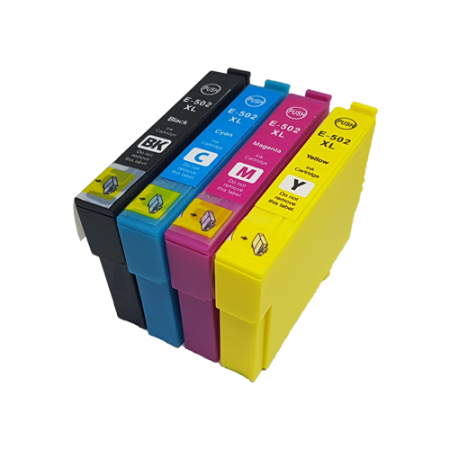 Compatible Epson 502XL Multipack Ink Cartridges BK/C/M/Y