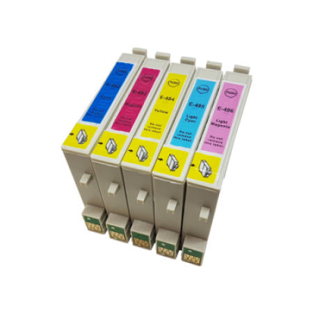 Compatible Epson T0482 - T0486 Ink Cartridge Colour Pack - 5 Inks