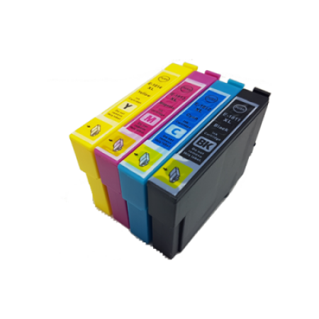 Compatible Epson 18XL Multipack T1816/T1806 Ink Cartridges BK/C/M/Y