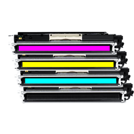Compatible HP 124A Q6000A Toner Cartridge Multipack - 4 Toners