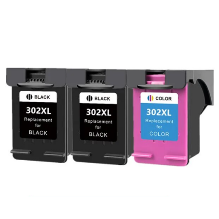 Compatible HP 302 Super XL Black x 2 + Colour x 1 Ink Cartridge Multipack