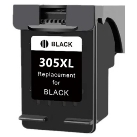 Compatible HP 305XXL Black Ink Cartridge - Quad Capacity 18ml