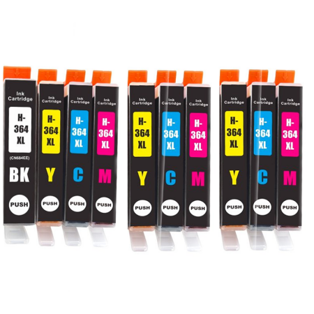 Hp 364 Compatible Ink Cartridge Colour 10 Pack