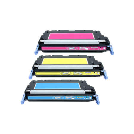 Compatible HP 502A Toner Cartridge Colour Pack - 3 Toners