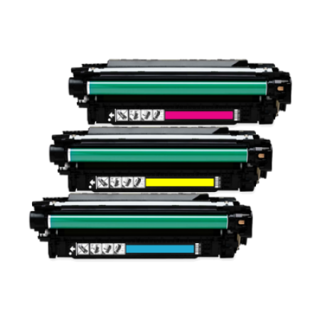 Compatible HP 504A Toner Cartridges Colour Park - 3 Toners