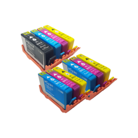 Compatible HP 903XL Ink Cartridge Colour Mixed Multipack - 10 Inks - January 2023 Version