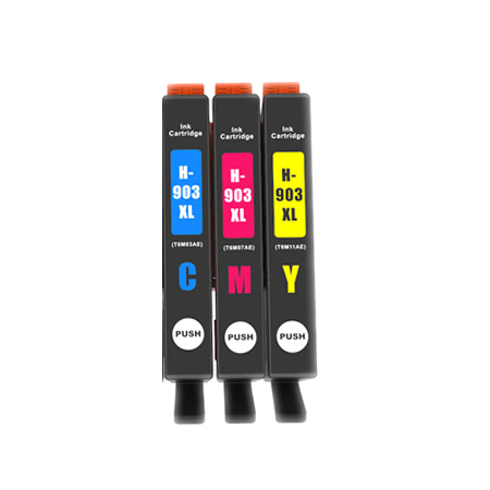 Compatible HP 903XL Ink Cartridge Colour Pack - 3 Inks - New Latest Version