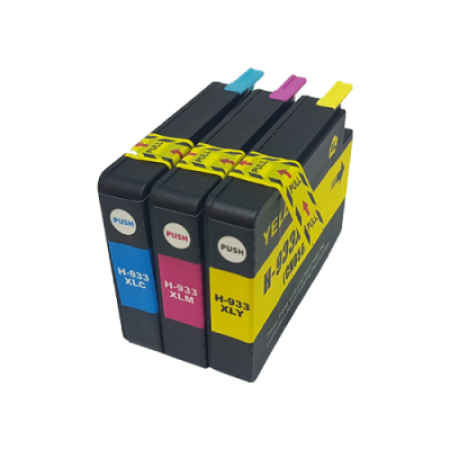 Compatible HP 933 XL Ink Colour Multipack C/M/Y