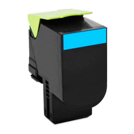 Compatible Lexmark 802HC High Capacity Toner Cartridge - Cyan