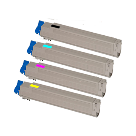 Compatible OKI 46508709/10/11/12 Toner Cartridge Multipack - 4 Toners