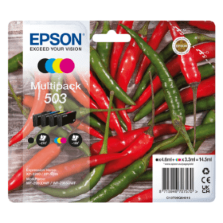 Epson 503 Chillies Original Ink Cartridge Multipack - 4 Inks - Special Offer