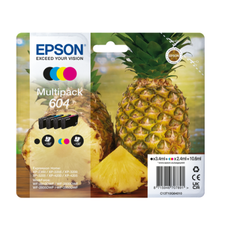 Epson 604 Pineapple Original Ink Cartridge Multipack - Special Offer