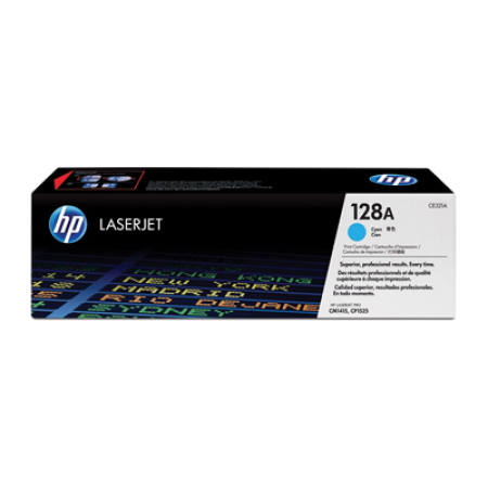 Original HP 128A CE321A Toner Cartridge - Cyan