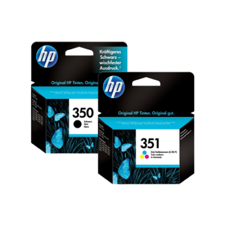 HP 350 + 351 Standard Capacity Black + Colour Ink Cartridge Multipack HP 350 + 351 Standard Capacity Black + Colour Ink Cartridge Multipack
