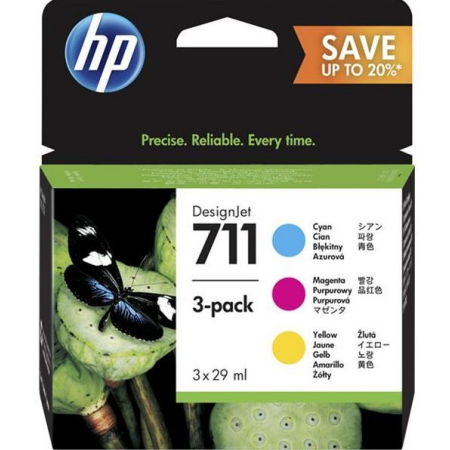 HP 711 P2V32A Original Ink Cartridge Multipack HP 711 P2V32A Original Ink Cartridge Multipack