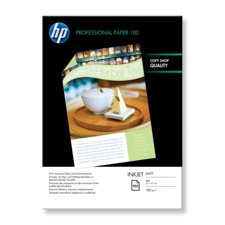 HP Professional Matt Photo Paper A4 180g - 25 Sheets - Special Offer