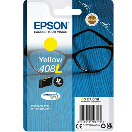 Original Epson 408L Yellow High Capacity Ink Cartridge