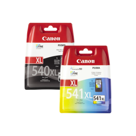Canon PG-540XL/CL-541XL High Capacity Original Ink Cartridges Multipack BK/C/M/Y 