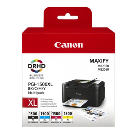 Original Canon PGI-1500XL Ink Cartridge Multipack BK/C/M/Y 