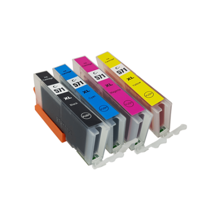 6pk Compatible ink cartridge for canon 570 571 Pixma MG 6850 6851