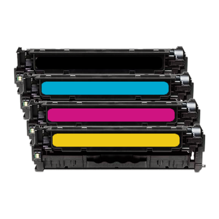 Compatible HP 650A CE27 Toner Cartridge Multipack - 4 Toners