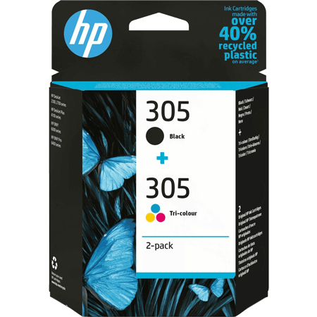 HP 305 Black + Colour Original Ink Cartridge Multipack