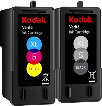  Kodak 5 Ink Cartridges