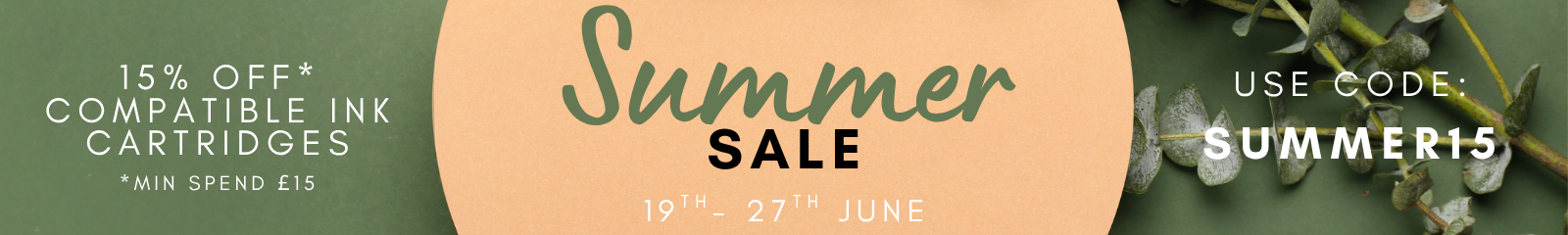 Internet Ink Summer Sale Banner