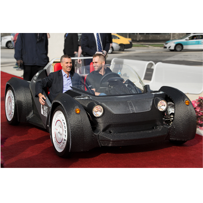 strati 3d printed car