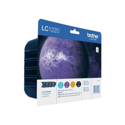 

Brother LC1220 Multipack Ink Cartridges BK/C/M/Y