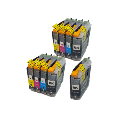 

Compatible Brother LC123 Ink Cartridge TWIN Multipack + FREE Black - 9 Inks