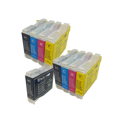 

Compatible Brother LC970 Ink Cartridge TWIN PACK + Free Black - 9 Inks