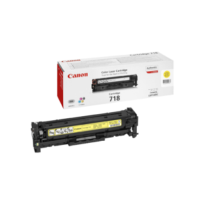 

Canon 718 Toner Cartridge Yellow Original