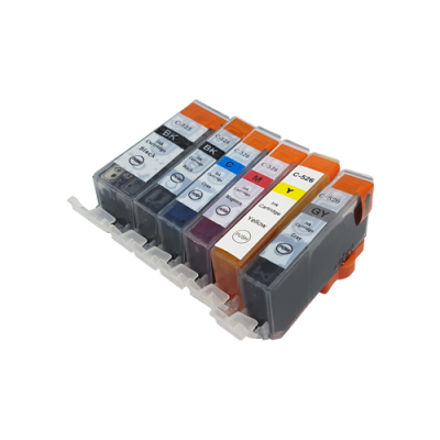 

Compatible Canon CLI-526 Ink Cartridge Multipack + Grey + PGI-525 - 6 Inks