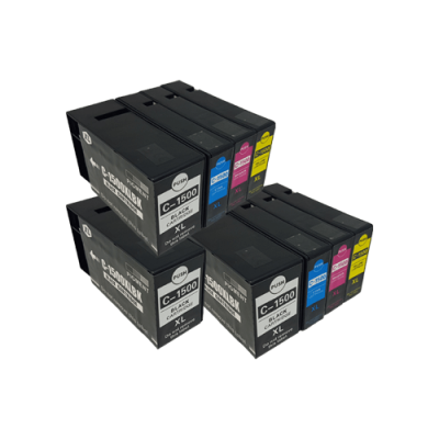 

Compatible Canon PGI-1500XL Ink Cartridge TWIN PACK + 1 Free Black - 9 Inks