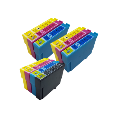 

Compatible Epson 16XL Ink Cartridge Colour Mixed Multipack [10 Pack] BK/C/M/Y