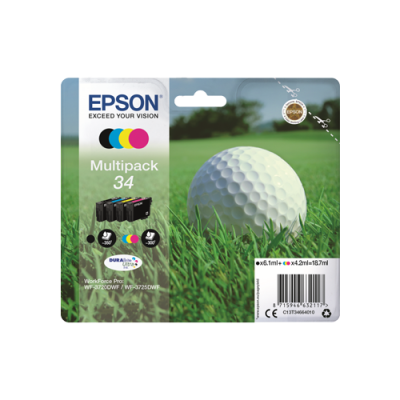 

Epson 34 T3466 Multipack Ink Cartridge Original BK/C/M/Y