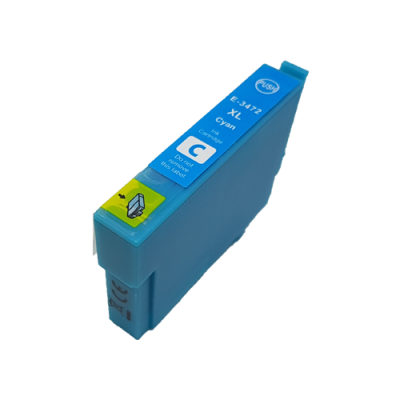 

Compatible Epson 34XL T3472 Ink Cartridge Cyan