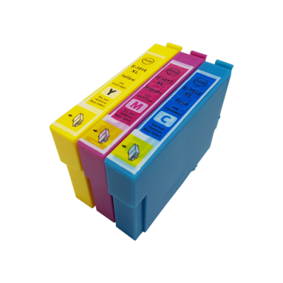 

Compatible Epson T1812 T1813 T1814 18XL Ink Cartridge Colour Pack - 3 Inks