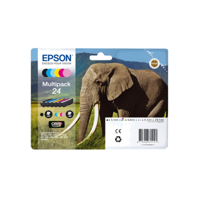 

Epson 24 T2428 (T2421-T2426) Ink Cartridge Pack - 6 Inks
