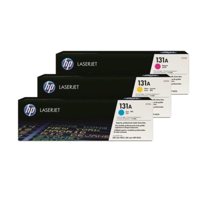 

HP 131A CF211A CF212A CF213A Toner Cartridge Colour Pack - 3 Toners