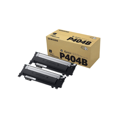 

Samsung CLT-P404B/ELS Black Toner Cartridge Twin Pack