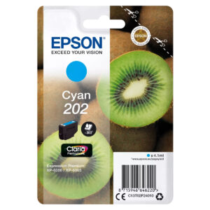 Original Epson 202 Cyan Ink Cartridge